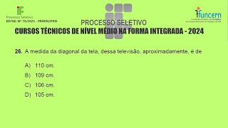 IFRN 2024  Exame de Seleção  Questão 26 [upl. by Doowle]