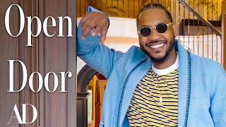 Inside NBA Star Carmelo Anthony’s Stylish New Home  Open Door  Architectural Digest [upl. by Ahsar]