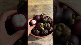 How to open Mangosteen 2️⃣ ways [upl. by Hairaza]