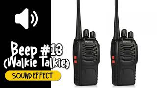 Beep 13 Walkie Talkie Sound Effect  嗶 13 對講機 音效 High Quality [upl. by Armington810]