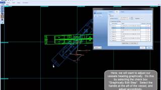 Simulated Vessel Move using 4DNavs NavView software [upl. by Eenor]