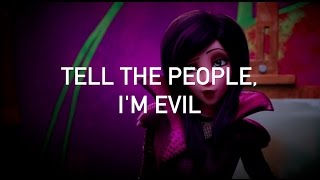 Dove Cameron  Evil from Descendants Wicked World with lyrics [upl. by Zerat3]