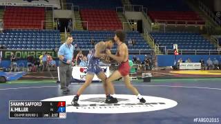 160 Champ Round 1  Alexander Miller Wisconsin vs Shawn Safford Illinois [upl. by Fried229]