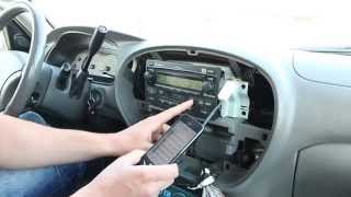 Toyota Sequoia 20012007 iPhone iPod AUX and Bluetooth adapter installation [upl. by Mellisa]