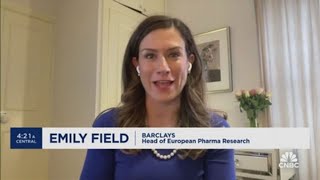 Key to pharma stocks is current their supply ramp says Barclays Emily Field [upl. by Ebner]