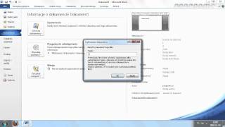 Jak zabezpieczyć dokument hasłem w programie Microsoft Word 2010 [upl. by Lien]