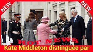 Kate Middleton distinguée par la reine Elizabeth II  cet honneur qui fait jaser [upl. by Rosamond857]