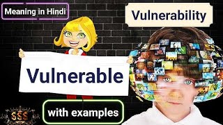 Vulnerable meaning in hindi with examples [upl. by Eynenihc833]