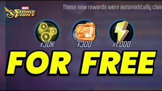 INSANE FREE GOLD TRAINING amp CAMPAIGN CLAIM NOW amp DO NOT MISS OUT 2024  Marvel Strike Force  MSF [upl. by Strawn94]