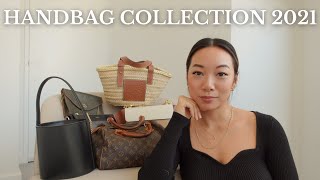 My Modest MidRange Handbag Collection 2021  APC Paris Staud Nanushka Wandler amp Vintage [upl. by Nayab]