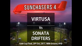 Sunchasers 4  Gold Cup Final  29th Oct 17  VIRTUSA vs SONATA [upl. by Nnanaej]