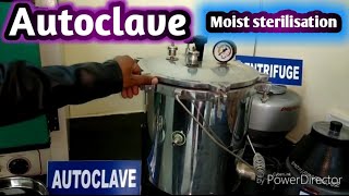 Autoclave  Moist sterilisation  Microbiology Lab [upl. by Upton]