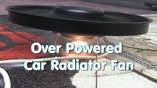 Over Powered Car Radiator Fan [upl. by Esinad954]