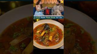 NTR sir made Paya soup for me muttonpaya devara shortsfeedkapilsharmashow [upl. by Phillis453]