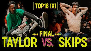 Taylor vs Skips  Top16 1x1 FINAL  MoveampProve International 2018 [upl. by Kcirde]