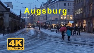 Stadt tour  Augsburg  dachlawine  4k video  very beautiful city in Germany [upl. by Petrine400]