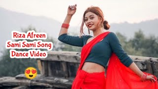 Riza Afreen Sami Sami Song Dance Video  Pushpa  Jazzahmed  Riza Afreen  RiyazAly [upl. by Alleyn]