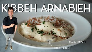 A RARE Lebanese Dish Worth Trying  KIBBEH ARNABIEH [upl. by Aecila]