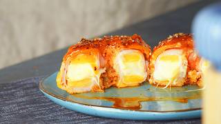 DeepFried Ham Pineapple amp Cheese Donuts – This Surprising Flavor Combo Is Unbelievably Delicious [upl. by Nealy]