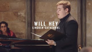 Linden Lea performed by Will Hey  Lincoln Cathedral [upl. by Aierbma]