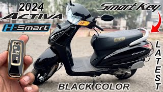 New 2024 Activa HSmart❤️ Smart Key वाली Activa😍2024 Activa Price Mileage New Features Full Details [upl. by Aihselat]