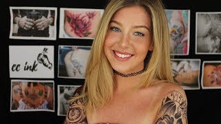 ASMR Tattoo Shop Consultation Sketching 2 [upl. by Nuaj]