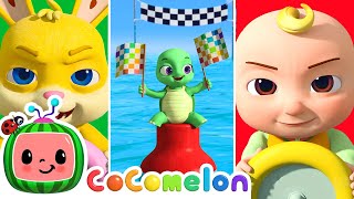 Balloon Boat Race Animal Edition  CoComelon Nursery Rhymes amp Kids Songs [upl. by Inna749]