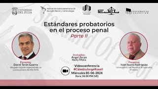 Estándares probatorios en el proceso penal  Parte II [upl. by Arramas]