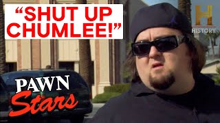 Pawn Stars 4 Times Chumlee Would NOT Stop Talking [upl. by Assira]