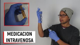 Como preparar medicación intravenosa  ketofen intravenoso [upl. by Stallworth]