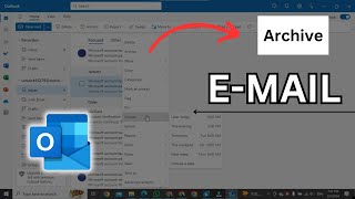 How To ArchiveUnarchive Emails In Outlook  Move Archived Emails To Inbox [upl. by Publias]