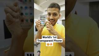 World’s first Transparent Phone🤯📱 TechBurner [upl. by Yhtrod]