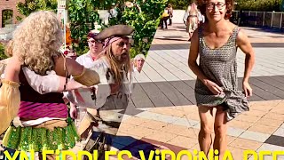 Miss Moonshine Buckdances  Decatur Square Pirate Palooza Virginia Reel  Caroline Fiddles [upl. by Sixele548]