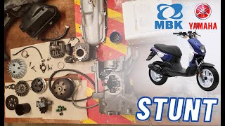 LE MOTEUR KIT DOPPLER amp POT GP   MBK SLIDER  YAMAHA STUNT [upl. by Alyacim]