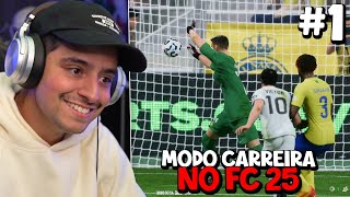 PRIMEIRAS IMPRESSIOES no MODO CARREIRA FC 25 ep 1 [upl. by Conlee]