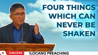 Four Things Which Can Never Be Shaken  Ptr Vher C Saballa [upl. by Lathrop]