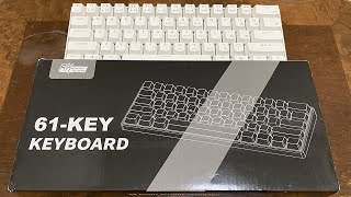 RK Royal Kludge RK61 Mechanical Gaming Keyboard Unboxing and Overview [upl. by Worlock]