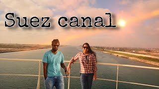 Our Ship Crossing Suez Canal [upl. by Carlina]