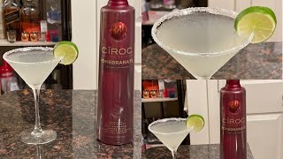 CIROC POMEGRANATE COCKTAIL 🍸 “ ICE CIROC POMEGRANATE MARTINI 🍸 “ [upl. by Nela]