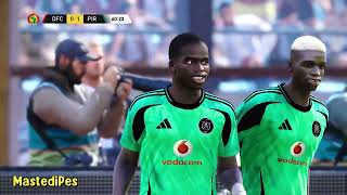 🔴DISCIPLES vs ORLANDO PIRATES ⚽ PLAY OFF CAF CHAMPIONS LEAGUE 2425 ⚽ Gameplay [upl. by Ylaek]