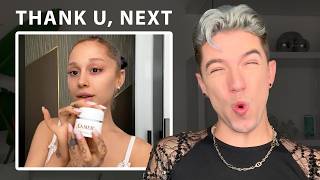 Reacting to Ariana Grandes Skin Care Routine [upl. by Ennovad713]