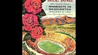 1961 Rose Bowl Washington vs Minnesota [upl. by Dickey]