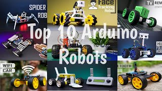 Arduino Robots  Top 10 Arduino Robots  Arduino Projects  Top New 2022  Drab Tech [upl. by Rochester]