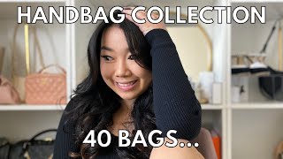 ALMOST 40 BAGS HANDBAG COLLECTION PART 1  SIMPLY CELESTA [upl. by Lednam]