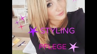 Aktuelle Styling und Pflege RoutineFür lange und kurze Haare [upl. by Eelyma]