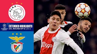 Ajax vs Benfica Extended Highlights  UCL Round of 16  Leg 2  CBS Sports Golazo [upl. by Essilevi]