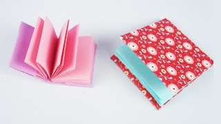 DIY Mini Pocket Diary For Christmas Gift  Easy Craft  Tcraft [upl. by Rilda]