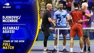 AlcarazAgassi vs DjokovicMcEnroe Full Match  2024 US Open [upl. by Akeit275]