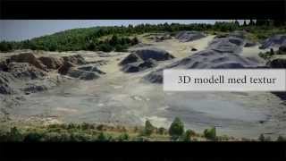 3d scanning med drönare  3d rendering  dronescan  Bergtäkt  UAV [upl. by Jermaine]