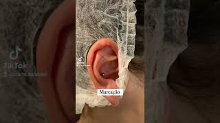 COMO TROCAR O PIERCING DA SOBRANCELHA EM 1 MINUTO PIERCING bodyart tattoo [upl. by Elocon]